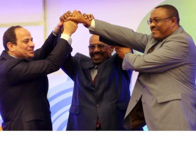 Hailemariam, El Sisi and Al Beshir