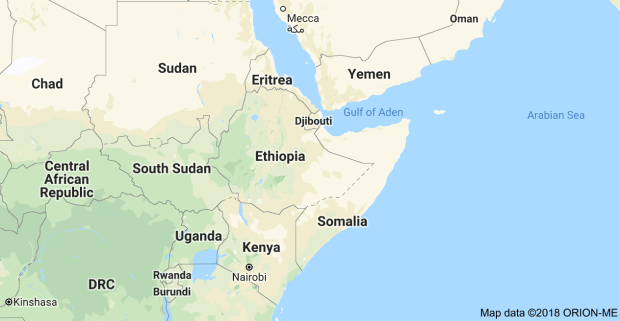 Horn of African Map